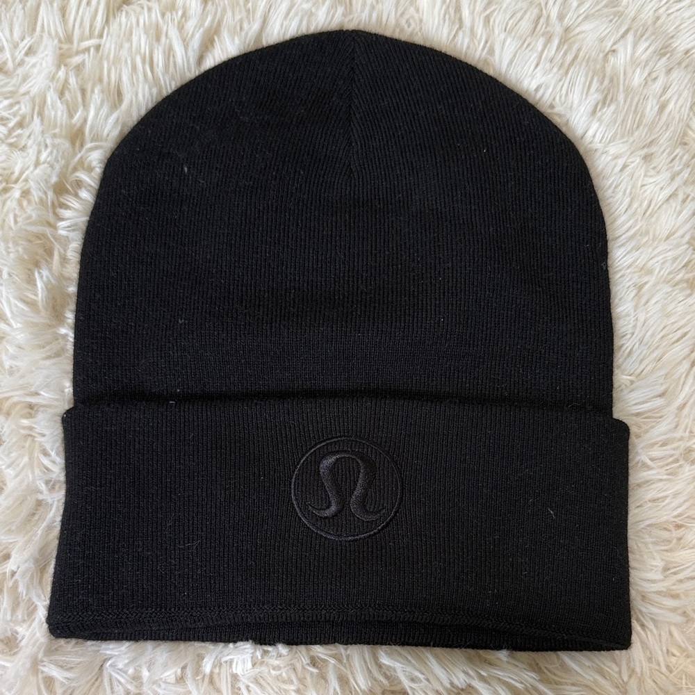 lululemon athletica Black Beanie Hat